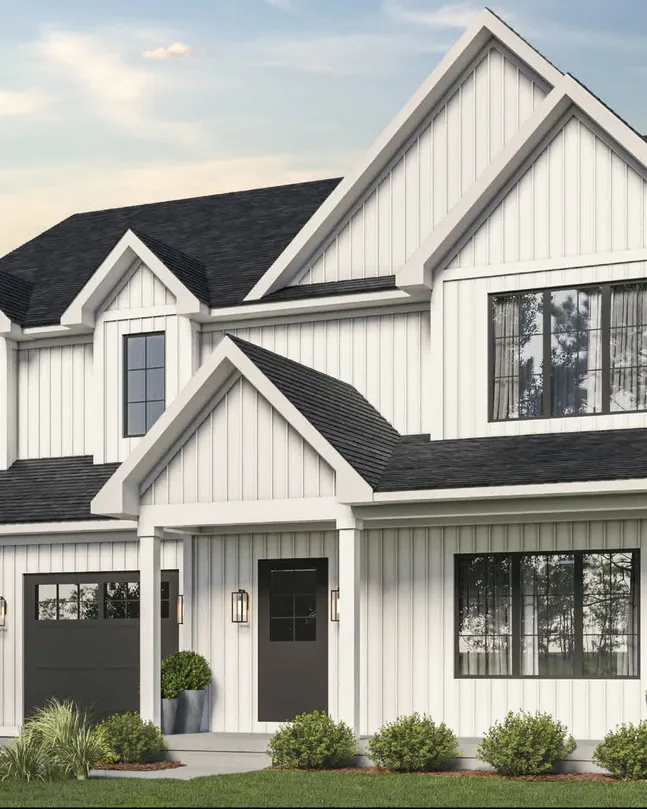 The porch and front door of The Sherbrooke, from the rendering